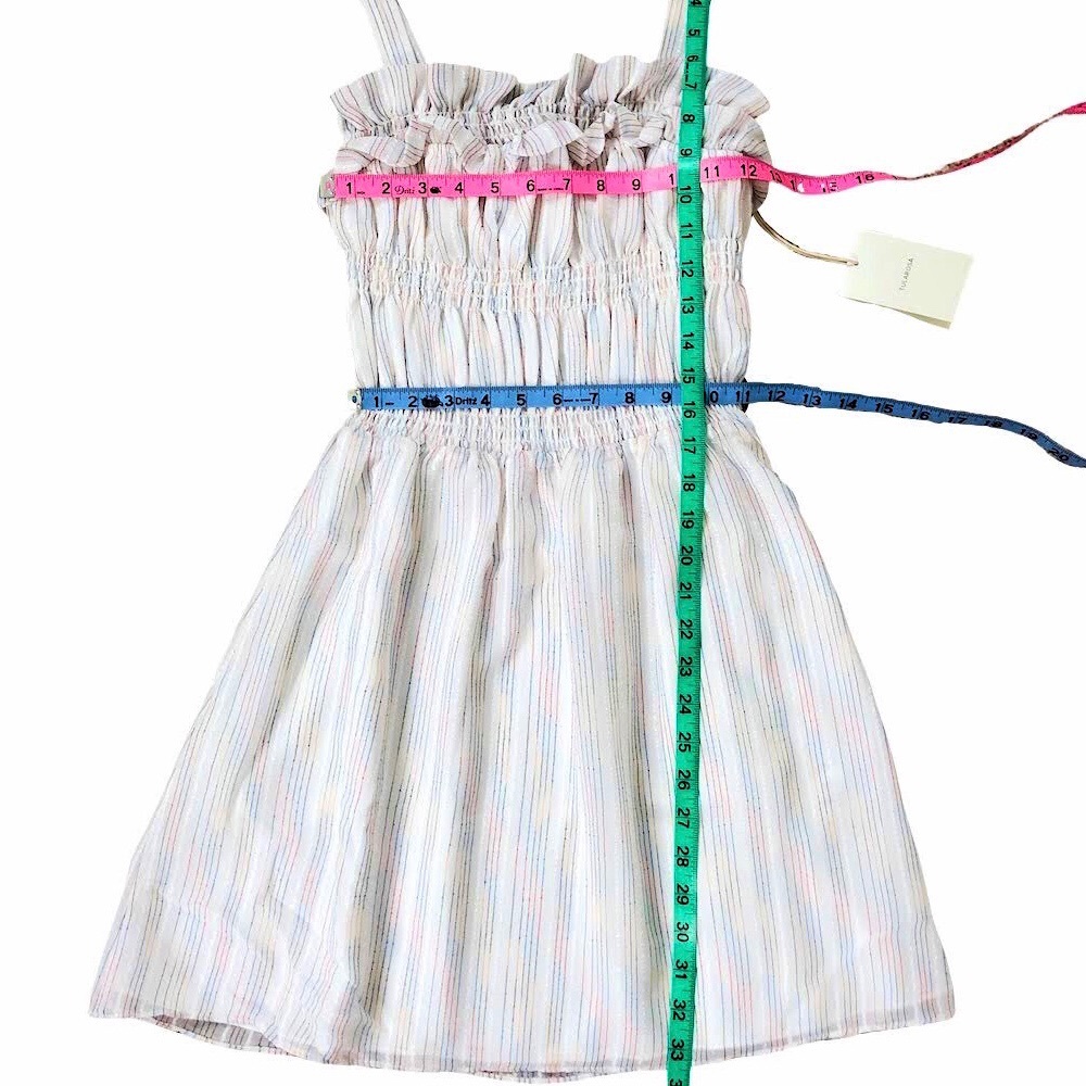 Tularosa Ivory Ellie Smocked Dress Summer Casual - Picture 10 of 12